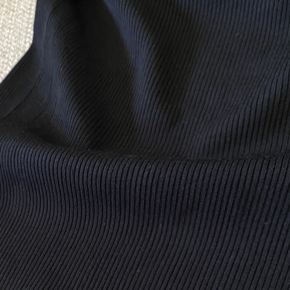 Sleeveless Ribbed Knit Midi Dress. Size S. NWOT  Black - Picture 8 of 14
